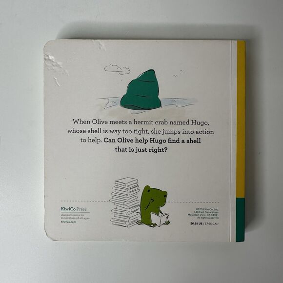 Olive's Search For Shells KiwicCo Board Book Ages 0-36 Mo - Picture 2 of 10